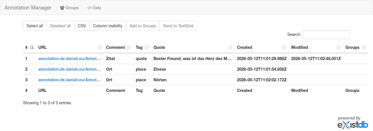 DARIAH AnnotationViewer